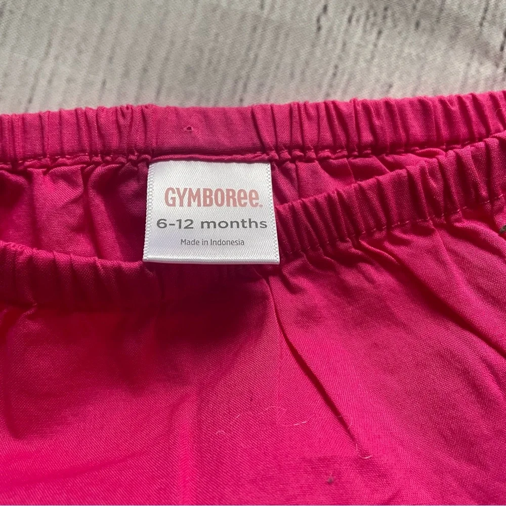 Gymboree Hot Pink & Coral Bummies Size 6-12 months